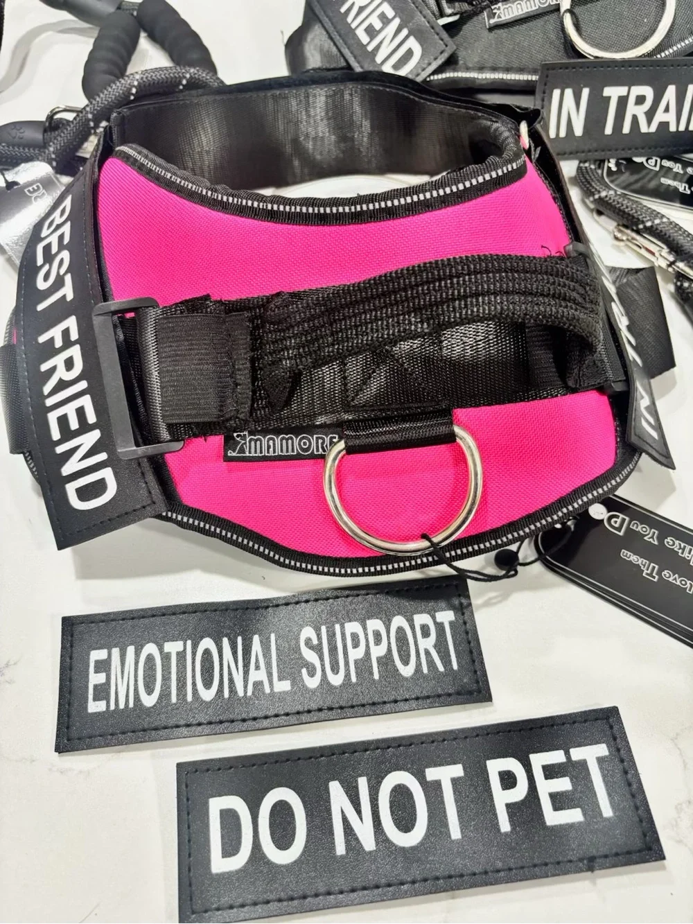 DO NOT PET / EMOTIONAL SUPPORT LARGE DOG HARNESSES 🐾🐶